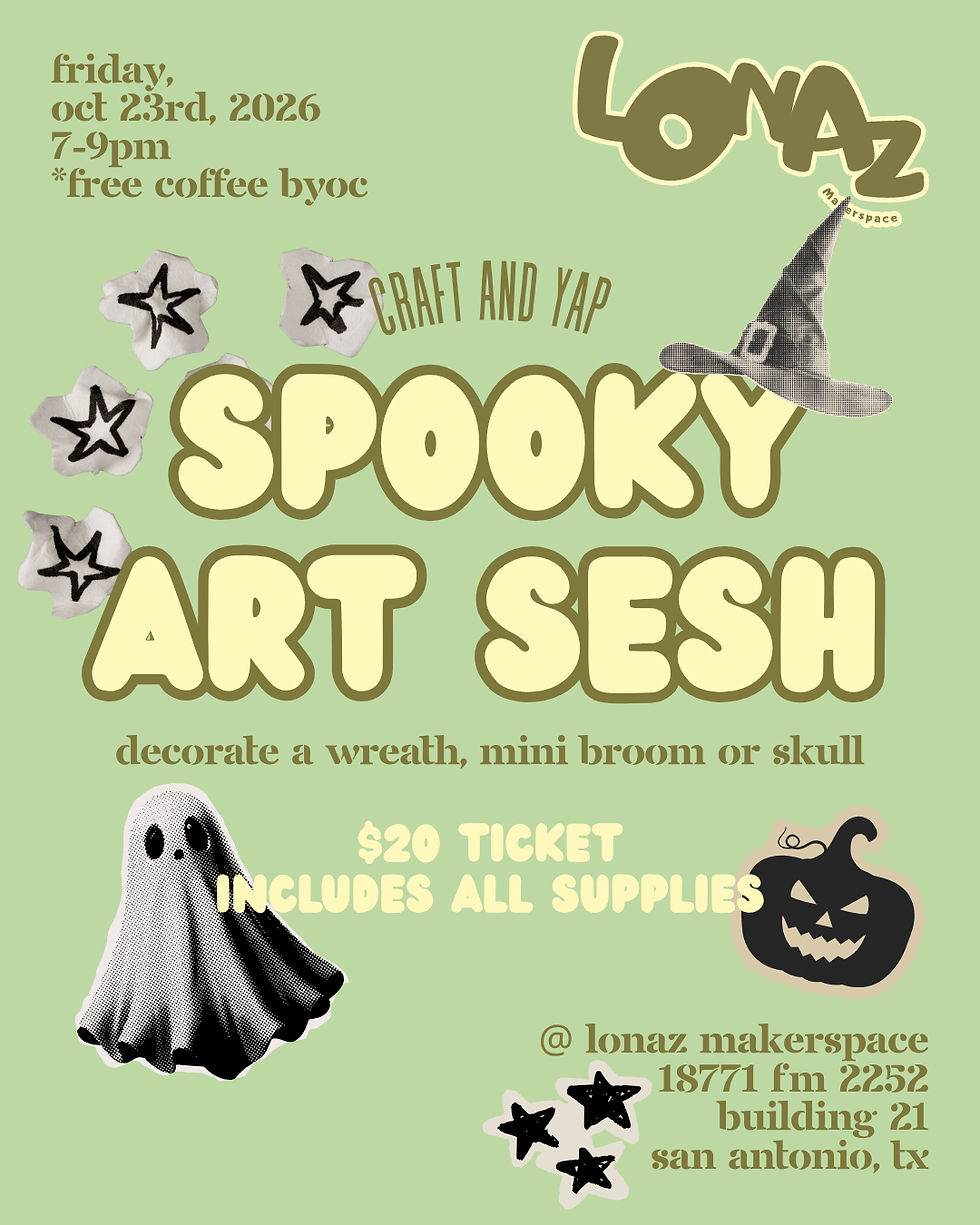 Craft And Yap: Spooky Art Sesh