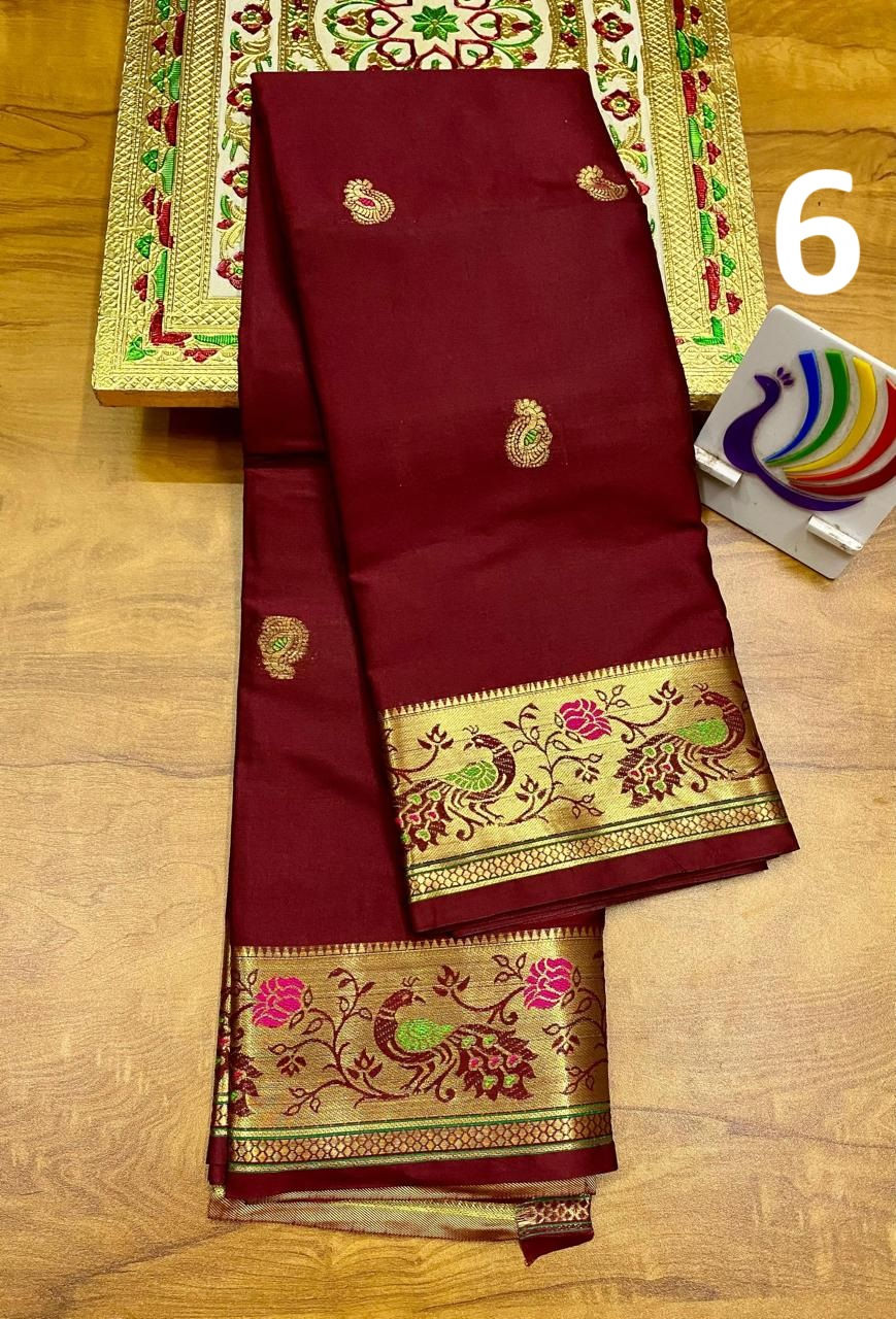 Thumbnail: Semi Paithani Silk Saree