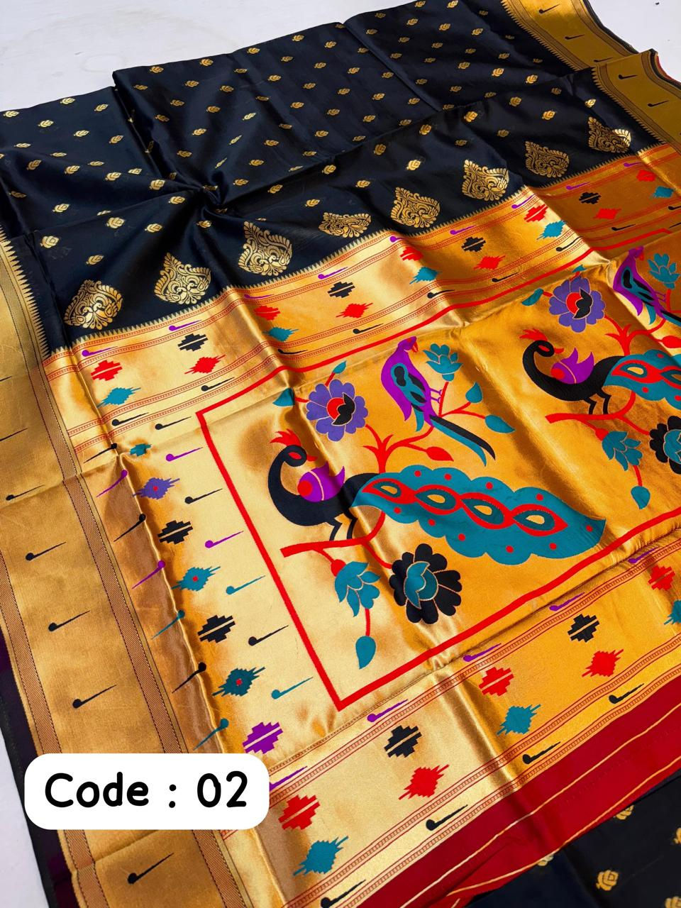 Thumbnail: Semi Silk Paithani