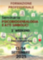 PSICOGENEALOGIA E ATTI SIMBOLICI 2° Weekend