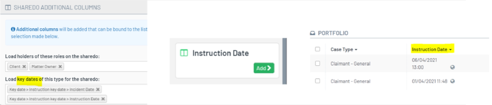 List view enhancements interface