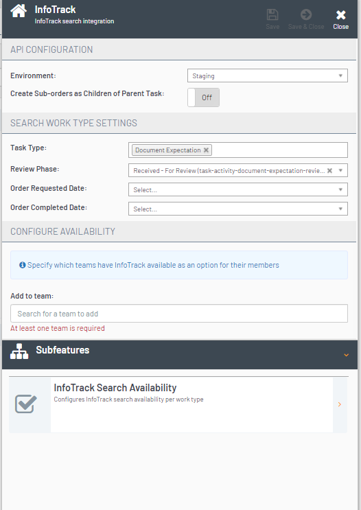 InfoTrack