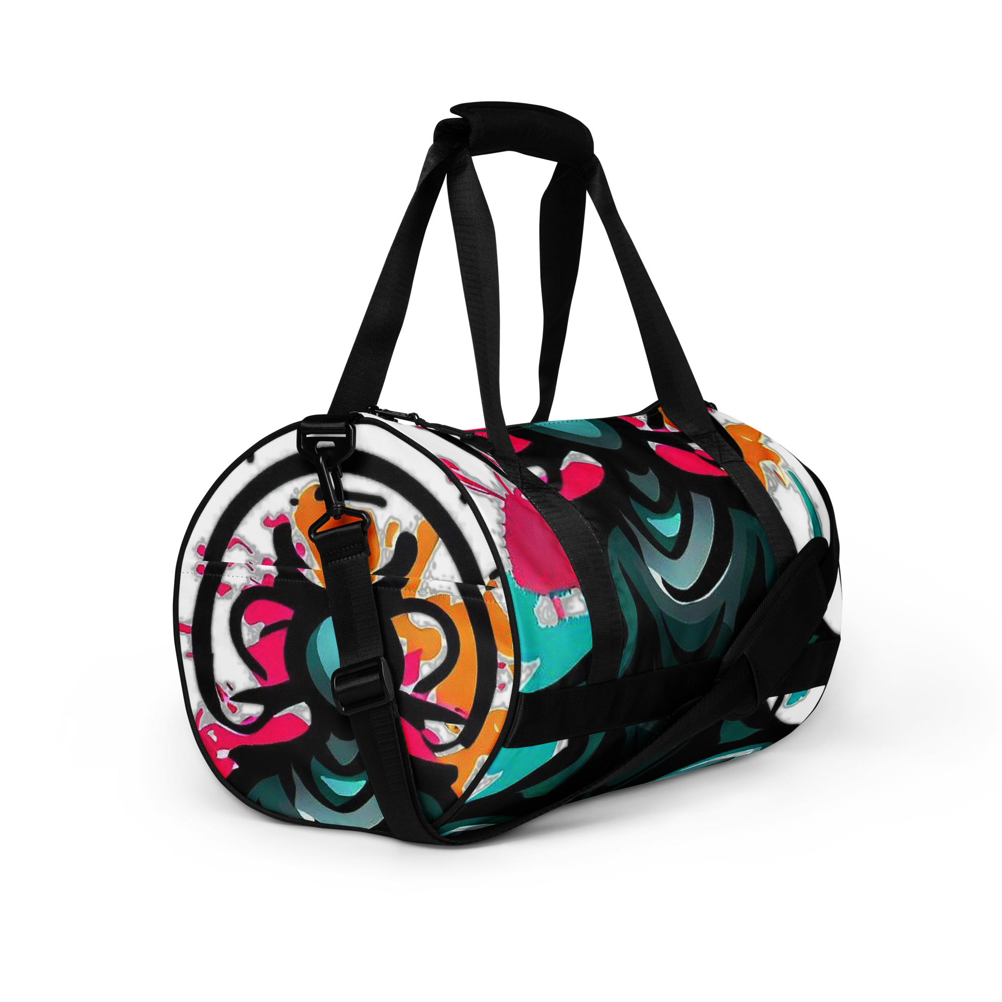 All-Over Graphic Gym Bag