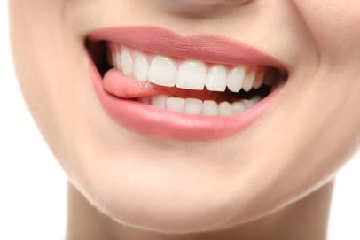 Woman's healthy teeth
