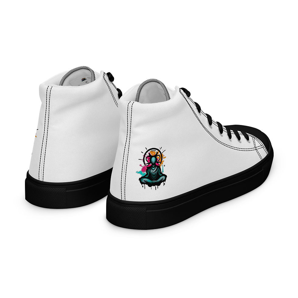 Thumbnail: Men’s High Top Canvas Shoes