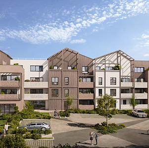 perspective façade du projet Orizon