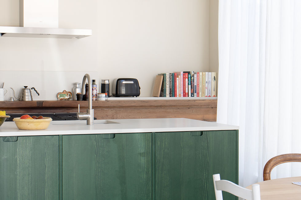 keuken ontwerp groene keuken