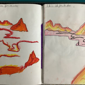 Cold places that have warm colour!