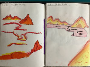 Cold places that have warm colour!