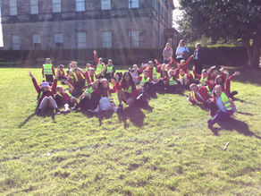 Year 5 enjoying Clifton Park and the sunshine!
