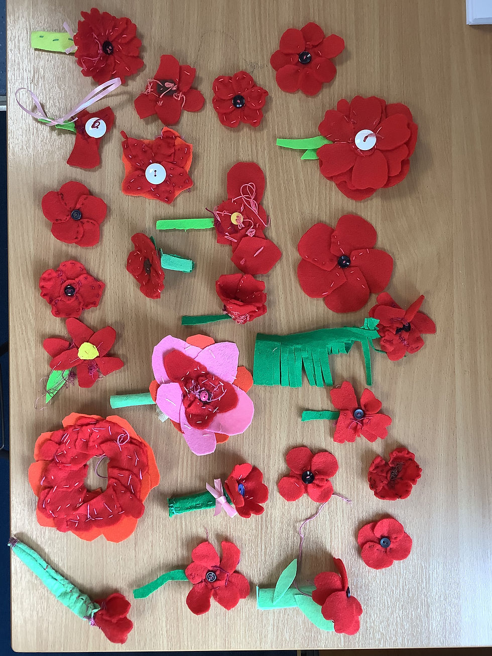 Poppy Sewing in Y6!