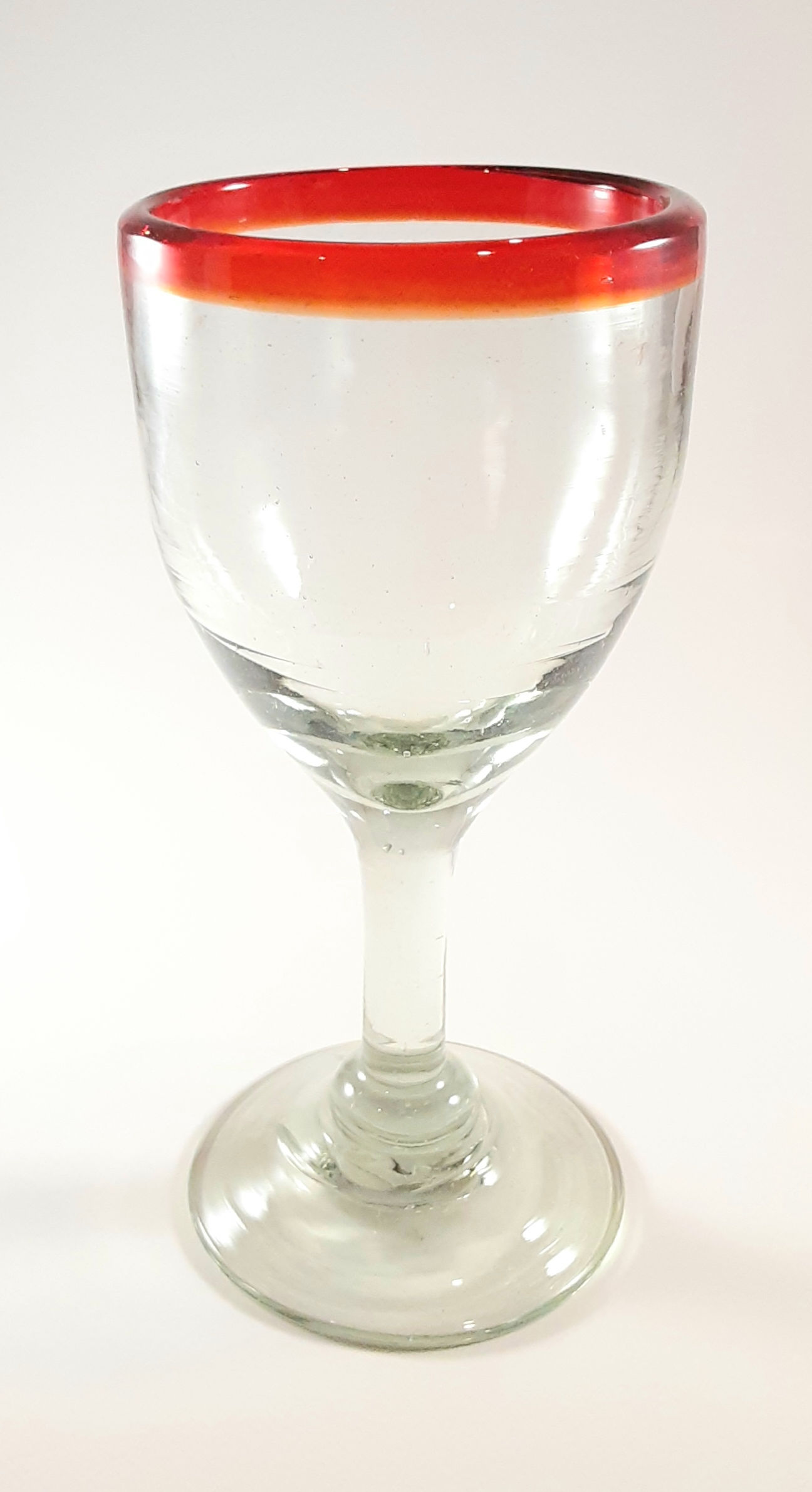 Red Rim White Wine 3.5" X 7.5"_164504