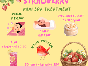Spring Strawberry Mini Spa Treatment