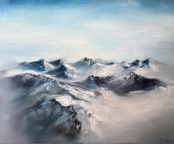 Les Alpes - Oil on Canvas (40cm x 50cm) 2020