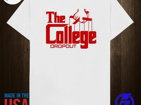 Awaiistore - The college dropout godfather shirt