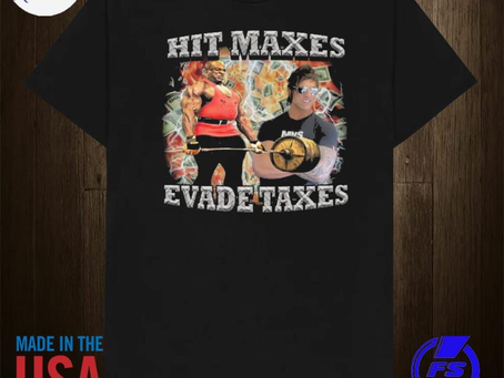 Awaiistore - Awesome hit maxes evade taxes 2023 shirt