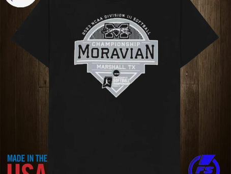 Awaiistore - Awesome moravian university 2023 ncaa division iii softball championship shirt
