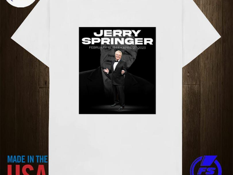 Awaiistore - Nice jerry springer february 13 1944 – april 27 2023 shirt