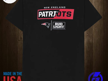 Awaiistore - New england Patriots nfl x bud light 2023 shirt