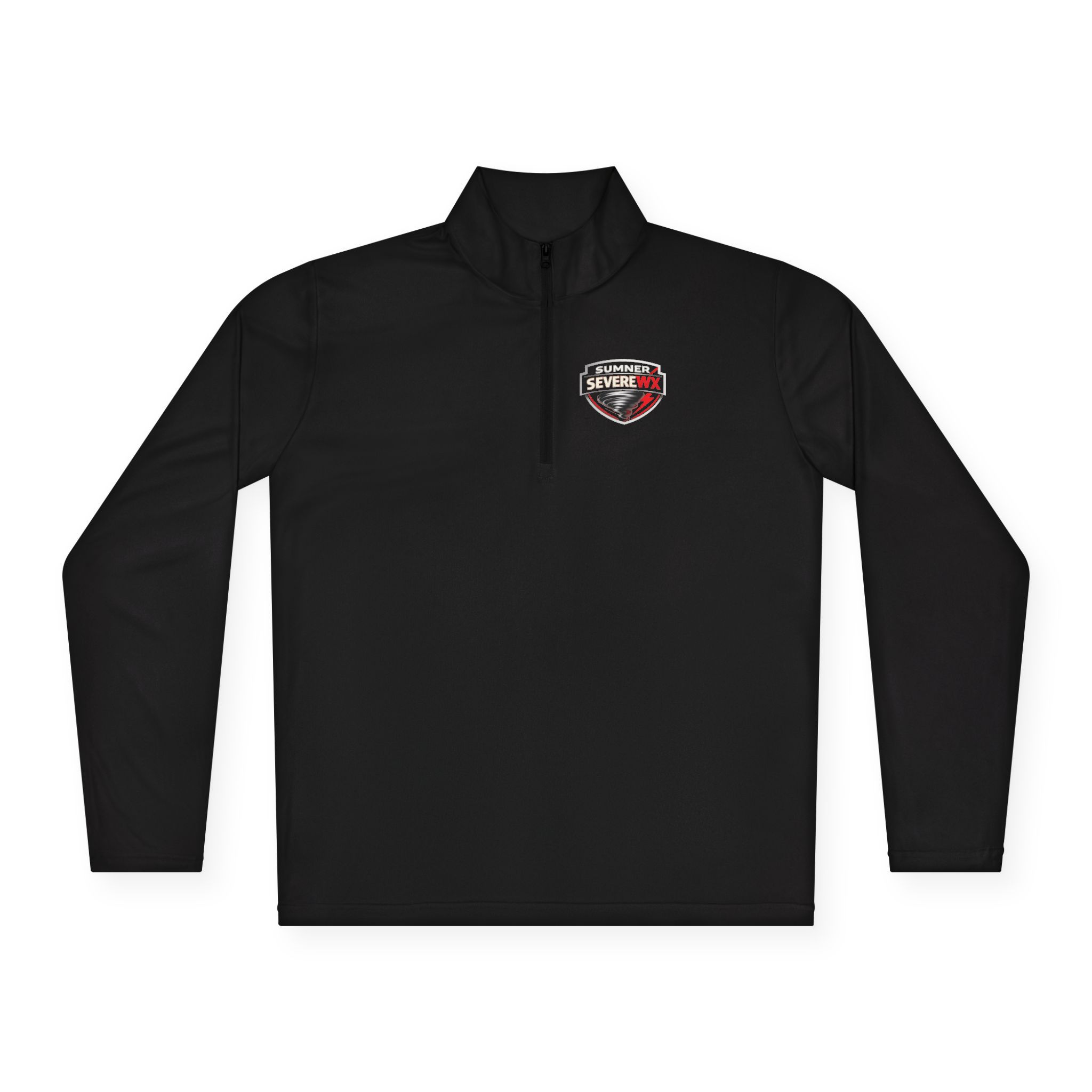 Quarter-Zip Pullover — Vintage Motorsport Crest