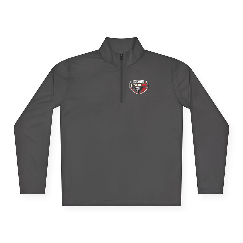 Thumbnail: Quarter-Zip Pullover — Vintage Motorsport Crest