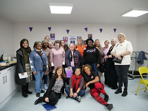 Women attending International Women's Day event