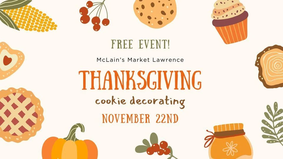 Thanksgiving Cookie Decorating + Craft!