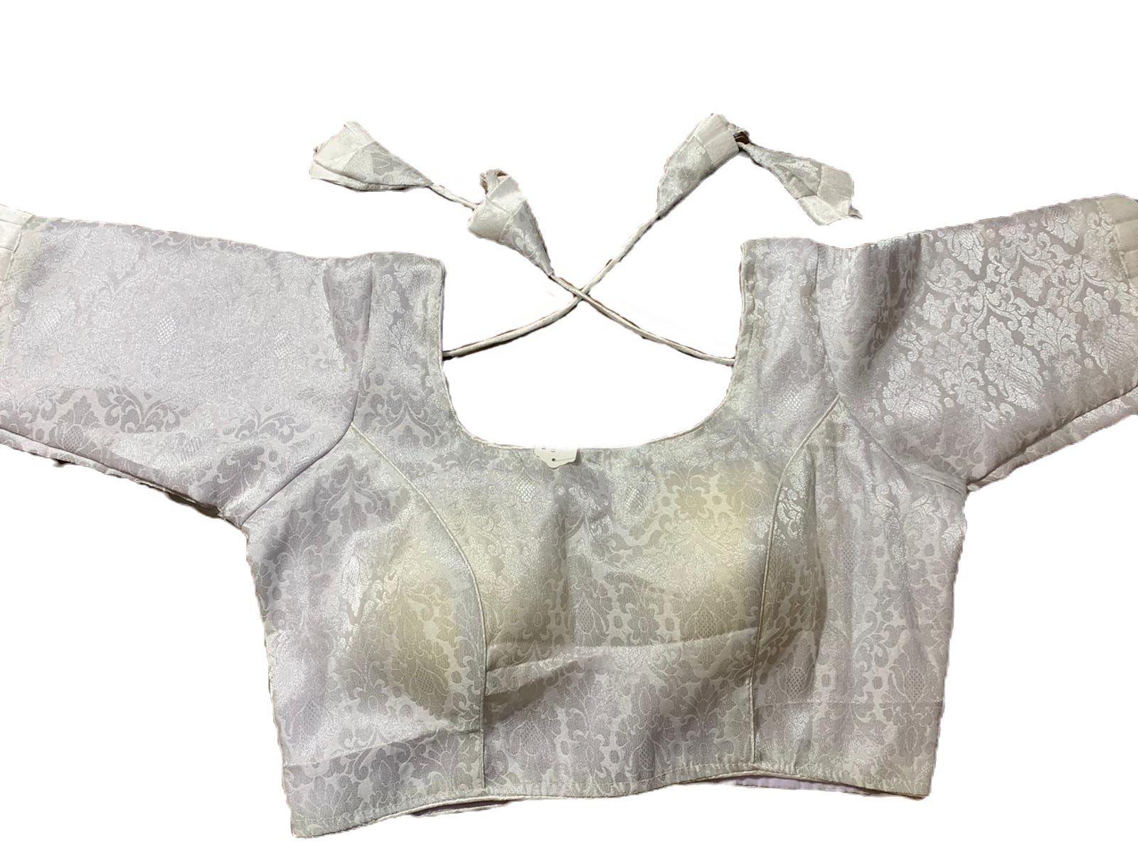 Silver Banarasi Blouse