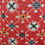 Thumbnail: Red Chanderi Foil Print Suit