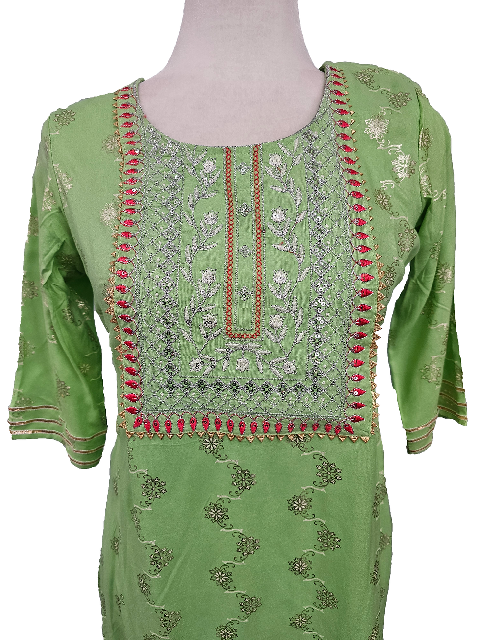 Designer Kurti in a Lovely Green
