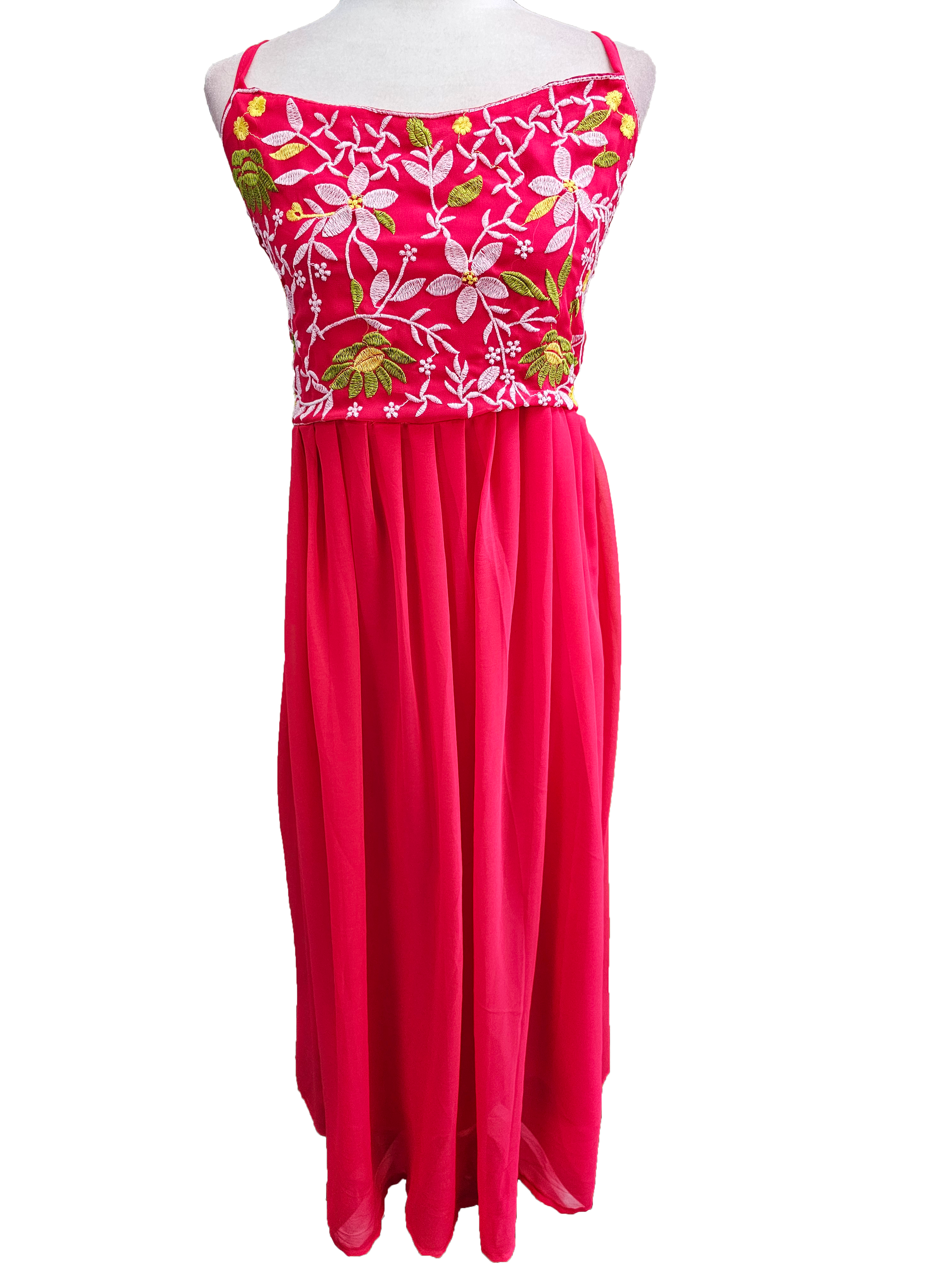 Floral Pink Kurti Gown