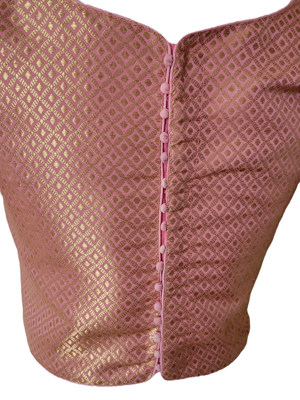 Thumbnail: Gorgeous Banaras Boat Neck Blouses