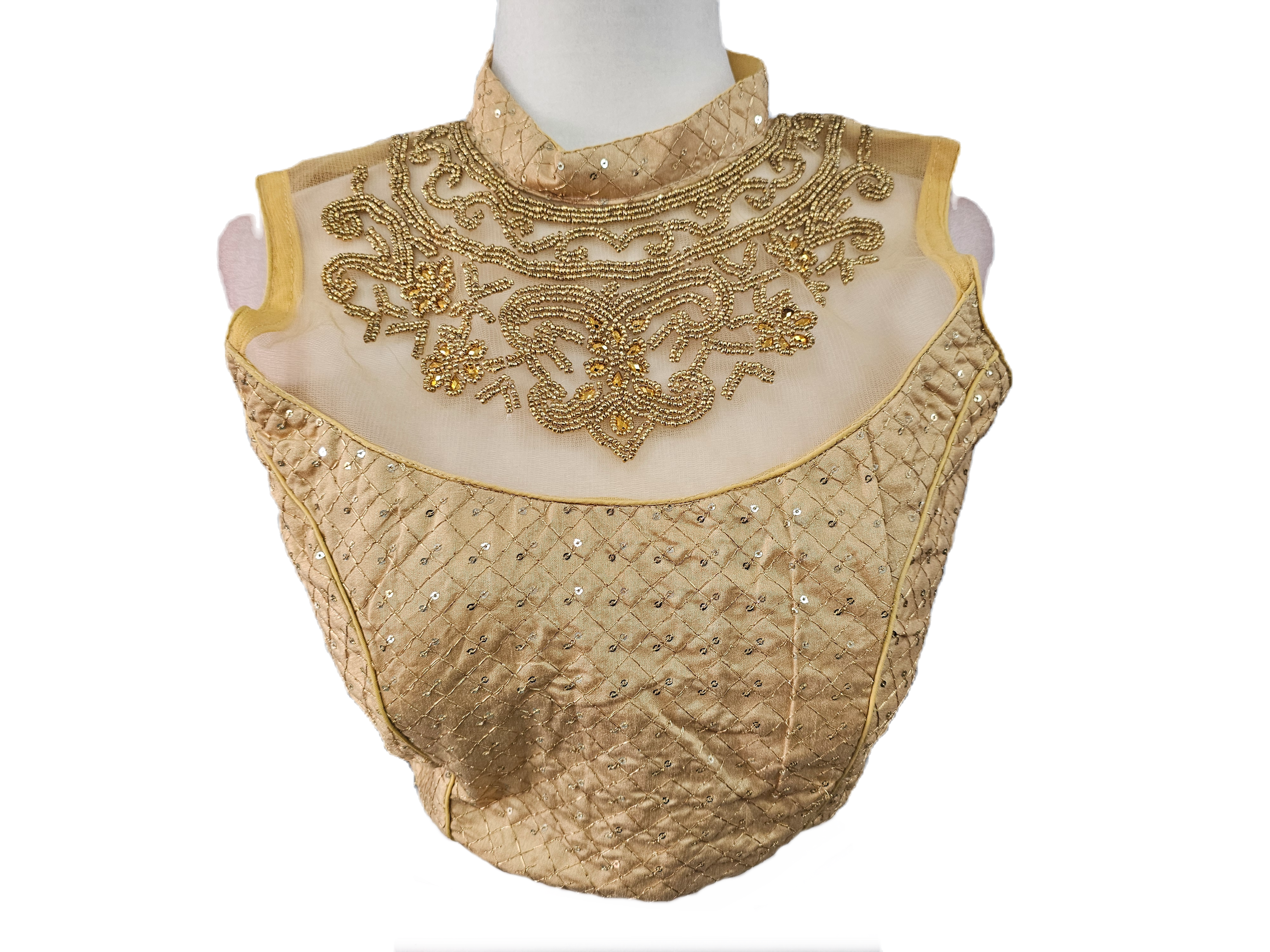 Front of Gold Blouse