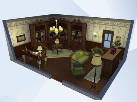 French Country Study