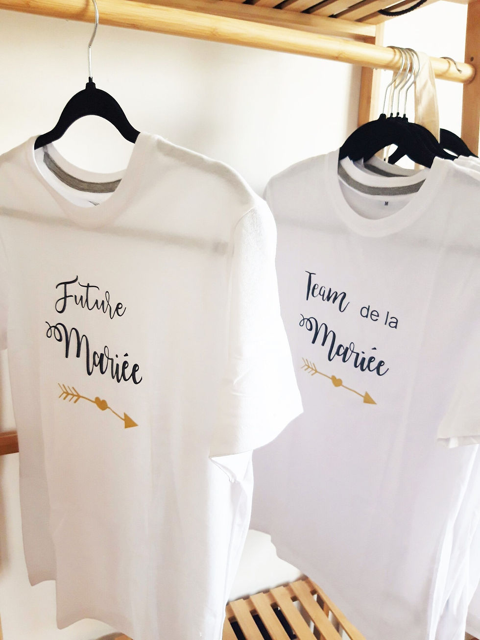 tee shirt Team de la Mariée Team bride pour EVJF cadeau mariage future mariée
