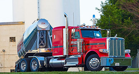 Wayne truck at customer location