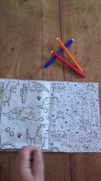 Livre de coloriage réutilisable