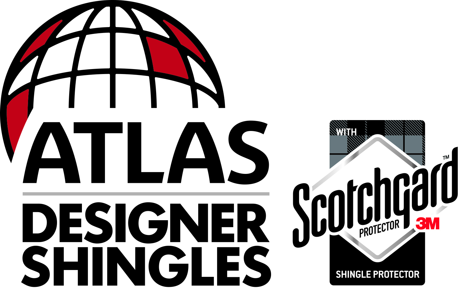 ATLAS Designer Shingles featuring Scotchgard
