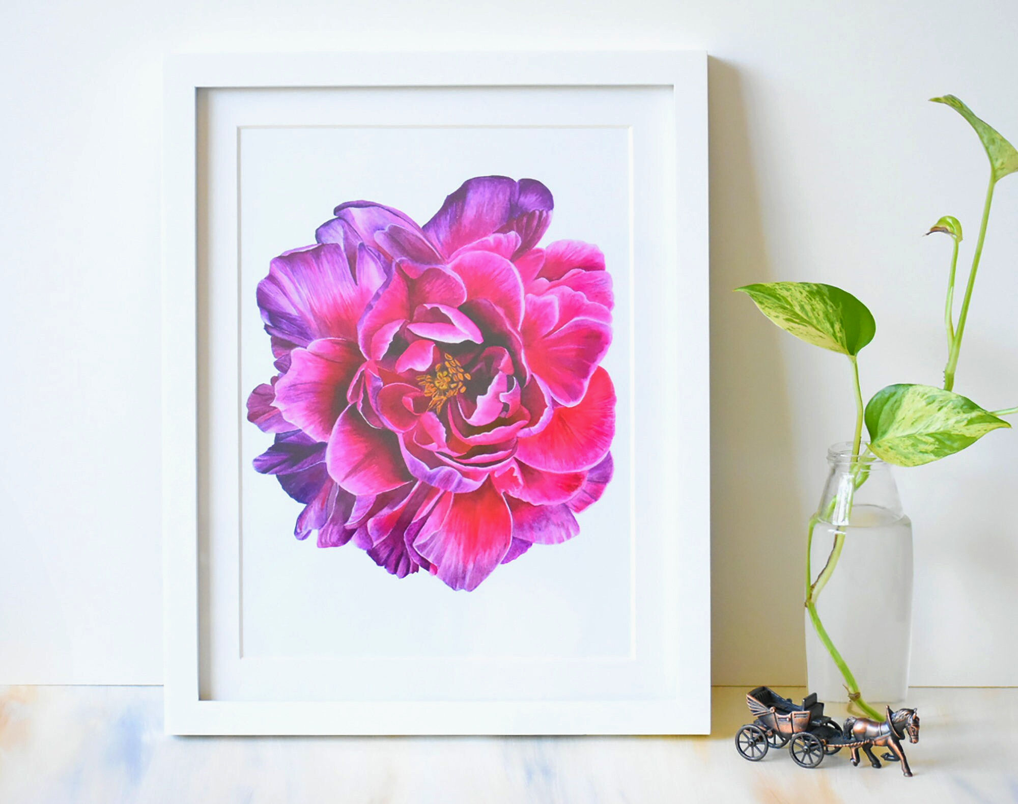 Peony Art Print