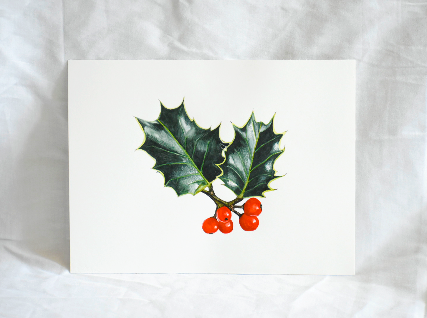 Holly - Berry - Original Painting