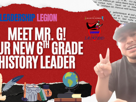 Welcoming Mr. G to the Launchpad Army