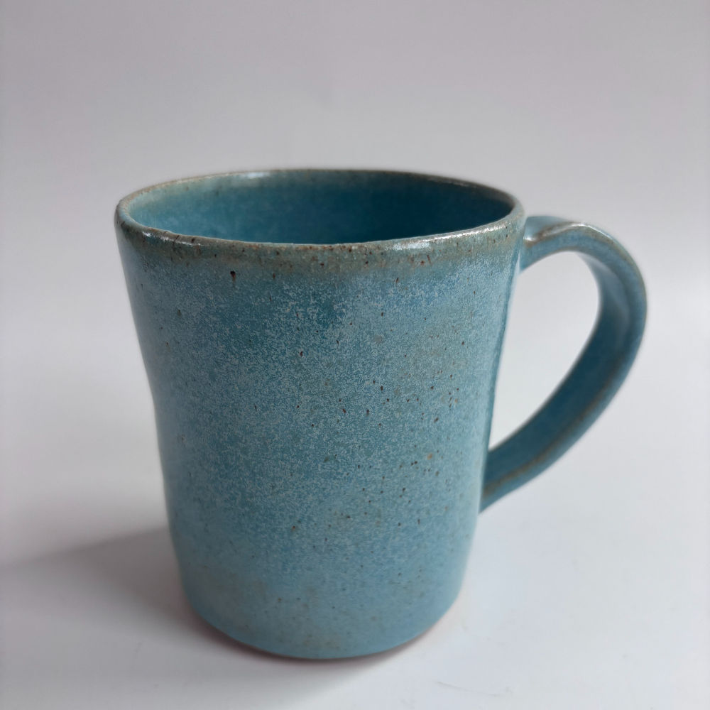 Stoneware Mug - Turquoise 12oz #001