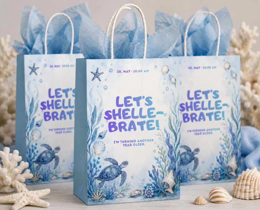 Thumbnail: Digital invitation package "Shell yeah"