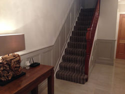 PAINTED GREY WALL PANELING