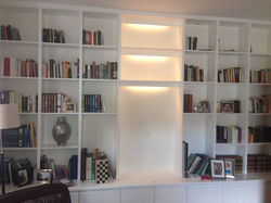 BESPOKE IVORY BOOKCASE