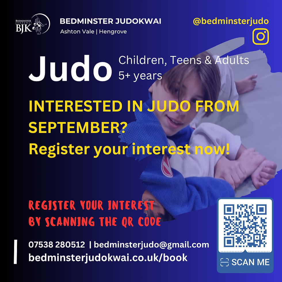 Judo from September? Register your interest!