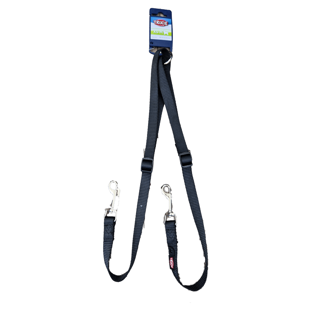 Nylon-Koppel für 2 Hunde.