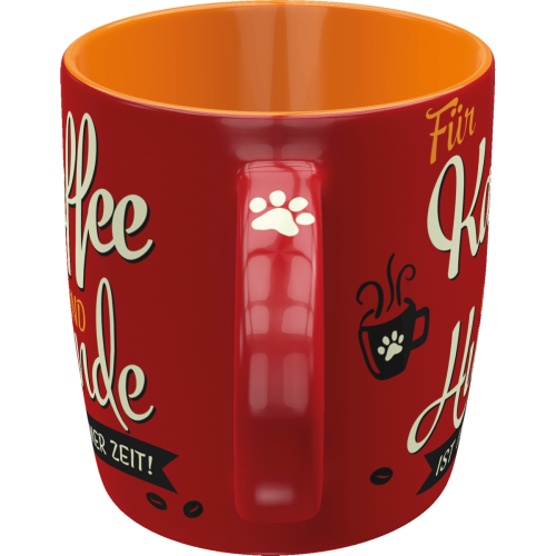 Miniaturbild: Pfotenschild - Tasse "Kaffee und Hund"