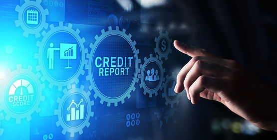 Credit report score button on virtual sc