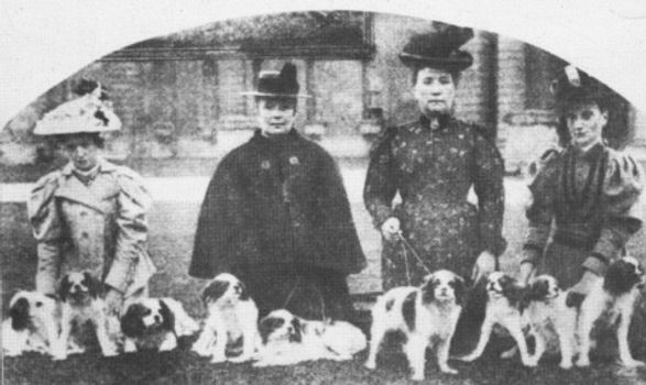 1898 Blenheim Spaniels owned by the 9th